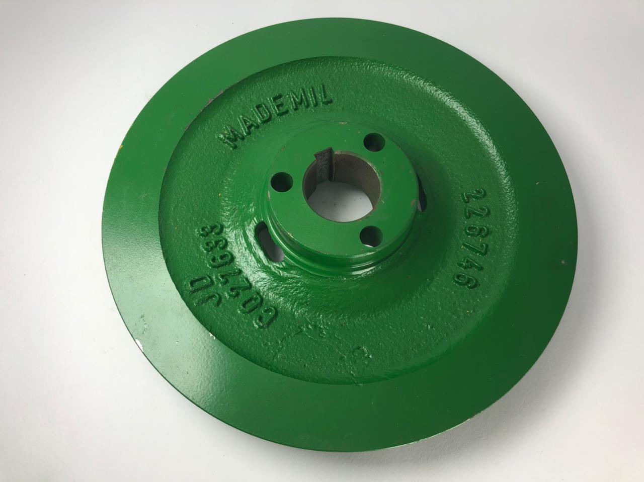 Z3317 - POLIA DE FERRO VARIADORA P/ COLHEITADEIRA 194 F.30CH JOHN DEERE: CQ27633 - Z11442